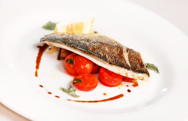 fish with vegetables