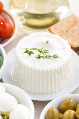 cream cheese and pickles, vertical