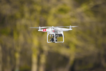 Flying drone with camera 