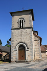 Fototapeta na wymiar Eglise de Meuzac.(Haute-Vienne)