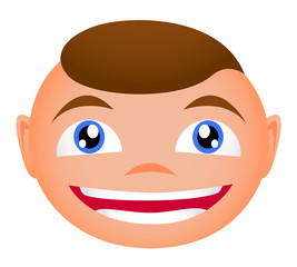 Cheerful Boy Face