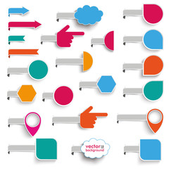 Obraz premium Set Papier Marker