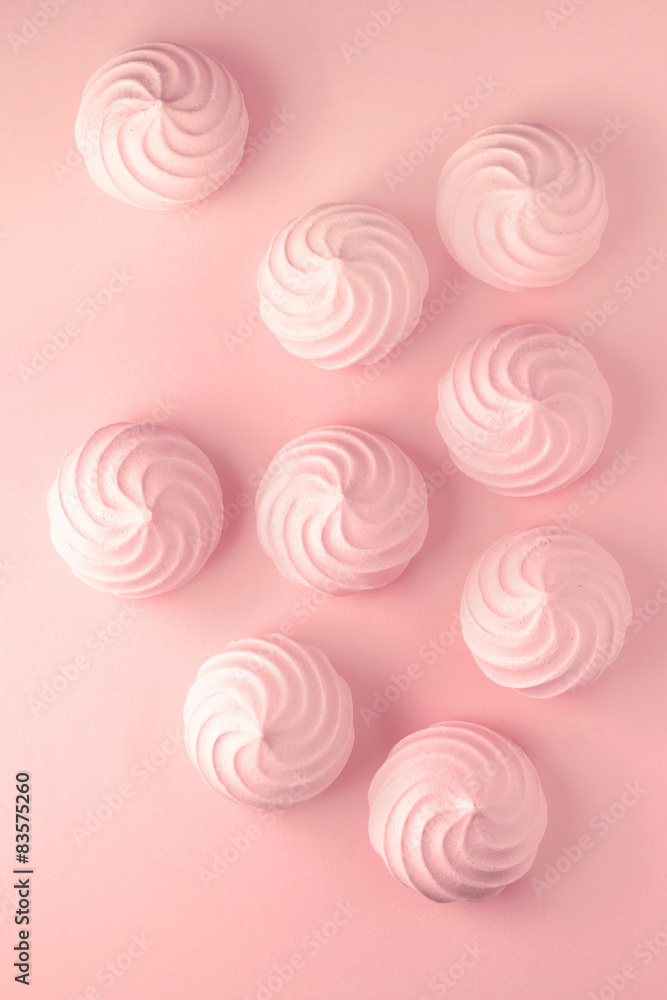 Sticker Pink meringues