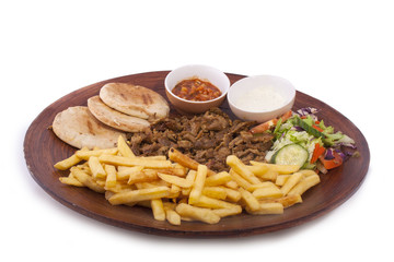Shawarma dish