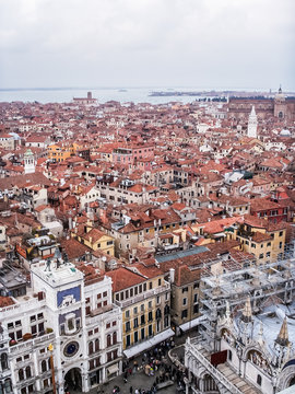 Vue de Venise du haut du Palais des Doges