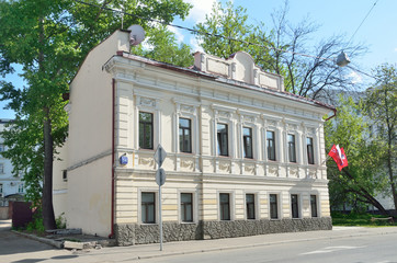 Obraz premium Москва. Старинный особняк в Товарищеском переулке, дом 34
