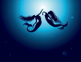 Mermaids dance