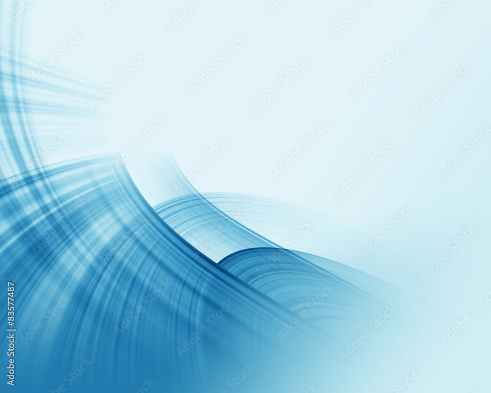 Poster abstract blue background