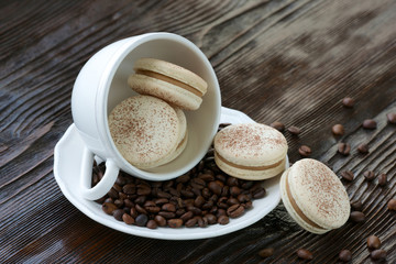 coffee macarons