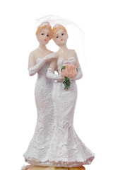 figurines mariage homosexuel femmes