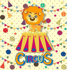 kid happy birthday card design. vector illustration