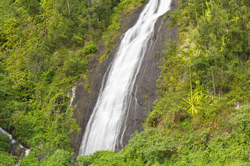 Fototapeta premium cascade du voile de la mariée, salazie, Réunion