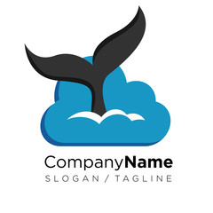 Cloud logo icon vector