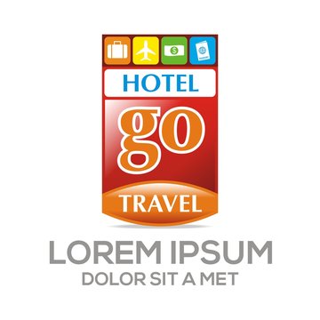 Logo Travel Hotel And Vocation Icon
