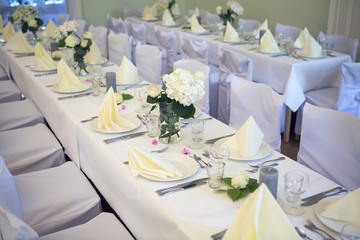 table decorated for a celebration