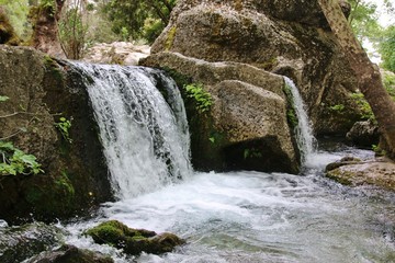 Beautiful view of waterfall