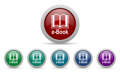 book vector web icon set