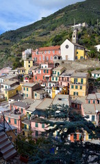 Central square of Vernazza, Cinque Terre, Italiy