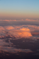 Wolken, Blick aus dem Flugzeug