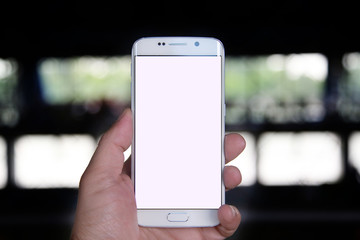 Samsung Galaxy 6 Edge mobile curved glass