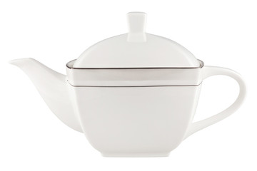 Teapot isolated on white.