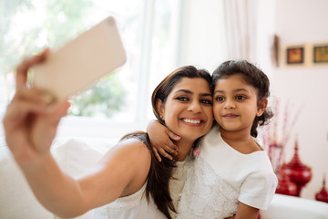 Posing for selfie