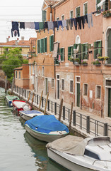 Fototapeta na wymiar Residential house in Venice, Italy
