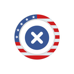 Fototapeta premium App Button - U.S