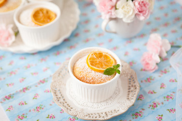 Lemon pudding cake