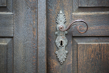 decorative antique door handle