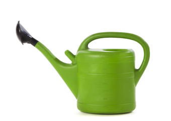 Watering can isolated on white
