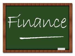 Fototapeta premium Finance Classroom Board 