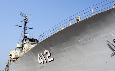 Prasae old battleship museum in Thailand