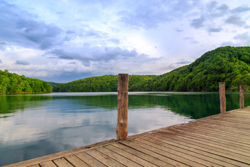 pier in the lake