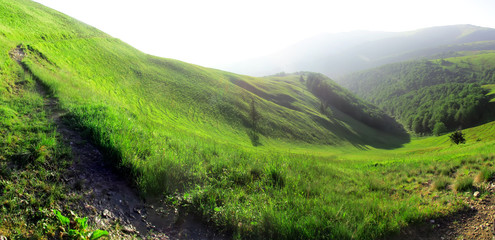 Fototapeta na wymiar Beautiful mountains landscape