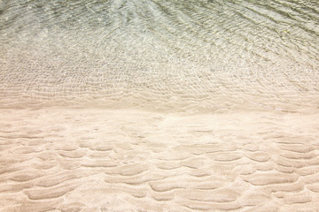 beach sand and water sea