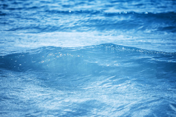 close up sea water surface