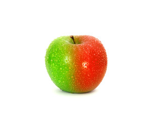 apple with water droplet , unique or different concept