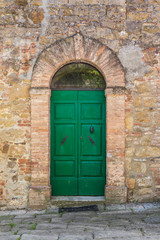 Fototapeta na wymiar green door