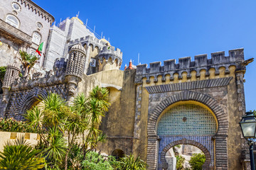 Pena National Palace in Sintra (Palacio Nacional da Pena), Portu