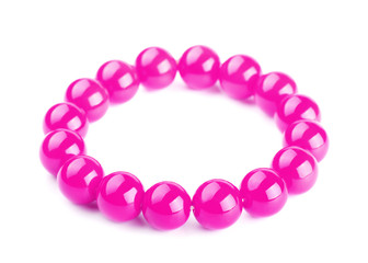 Obraz premium Pink bead bracelet