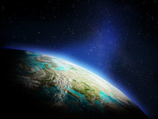 Planet from space
