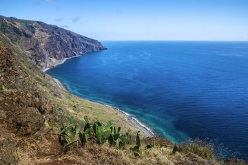 Ocean view, Madeira island seaside, Portugal