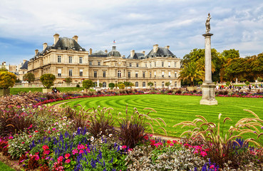 Luxemburg Palace And Garden, Paris.