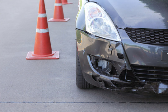 Car crash accident