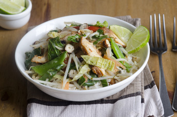 Thai green curry with rice