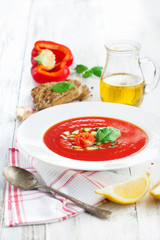 Tomato gazpacho soup