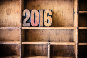 2016 Concept Wooden Letterpress Theme