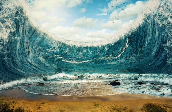 Huge waves © Kevin Carden