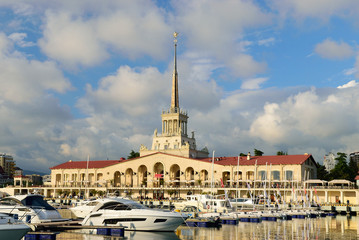 The building of the Sochi seaport